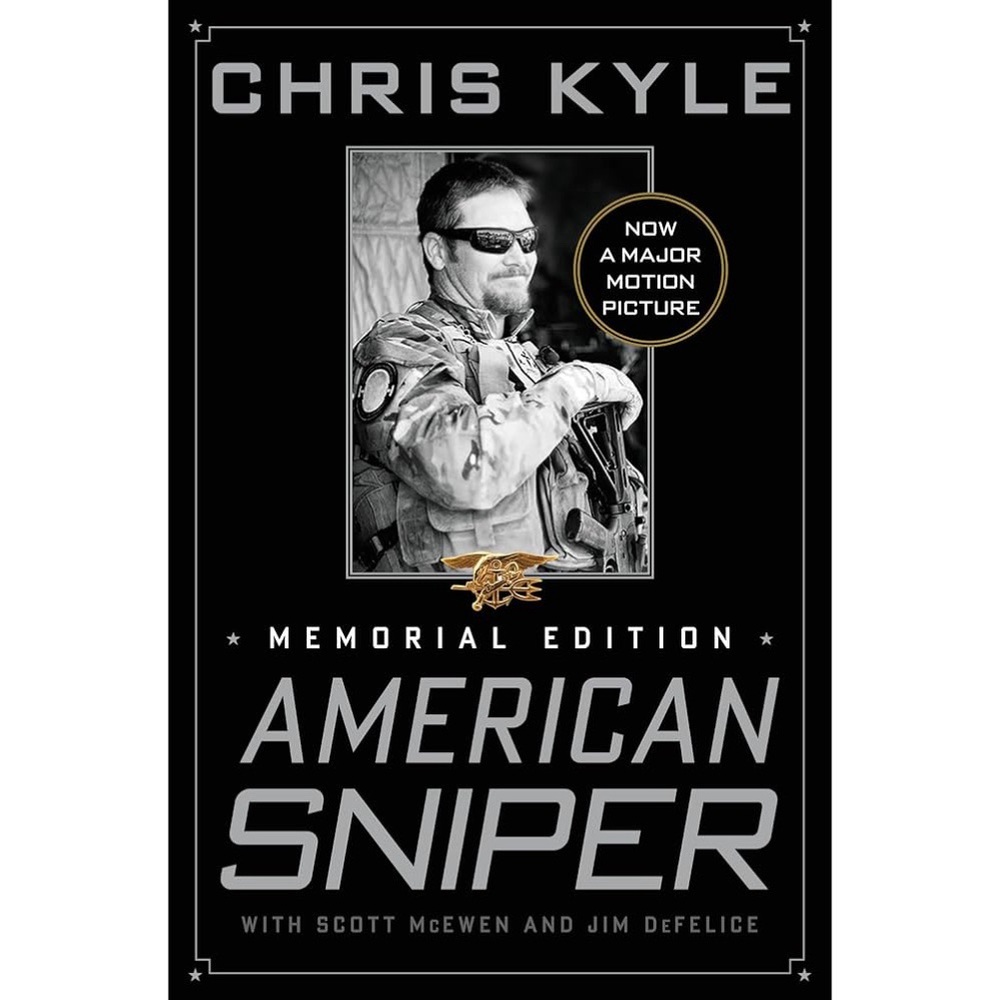 American Sniper by Chris Kyle, Hardcover Book (Memorial Edition)